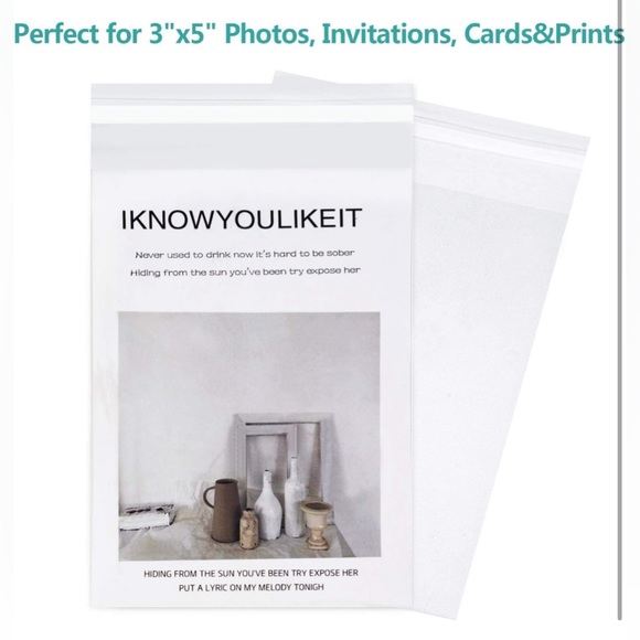 3’x 5” 3mil thick Cellophane Bags Bulk Lot Resellers Storage Crafting Jewelry - Picture 5 of 8